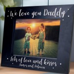 Personalised Wooden Photo Frame For Daddy Fathers Day Birthday