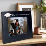 Graduation Gifts Black Wooden Photo Frame University Degree