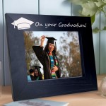 Graduation Gifts Black Wooden Photo Frame University Degree