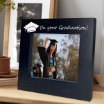 Graduation Gifts Black Wooden Photo Frame University Degree