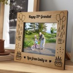 Birthday Gift For Grandad Personalised Photo Frame 60th 70th