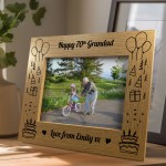 Birthday Gift For Grandad Personalised Photo Frame 60th 70th