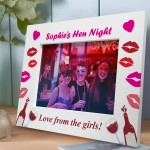 Personalised Hen Party Gift Hen Night Photo Frame Bride Gifts