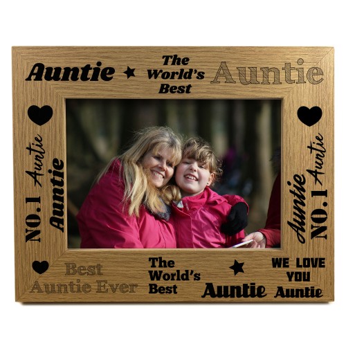 Auntie Gifts Auntie Wooden Photo Frame Birthday Christmas Gift