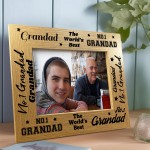 Worlds Best Grandad Photo Frame Gift For Grandad Fathers Day