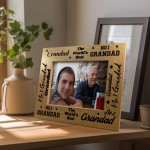 Worlds Best Grandad Photo Frame Gift For Grandad Fathers Day