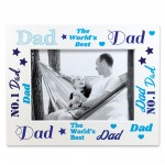 Photo Picture Frame For Dad Fathers Day Gift From Daughter Son