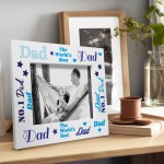 Photo Picture Frame For Dad Fathers Day Gift From Daughter Son