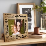 Worlds Best Friends Photo Frame Friendship Gift For Him Her