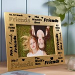 Worlds Best Friends Photo Frame Friendship Gift For Him Her