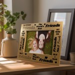 Worlds Best Friends Photo Frame Friendship Gift For Him Her