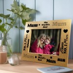 Mum Gifts Mum Wooden Photo Frame Birthday Christmas Gifts