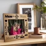 Mum Gifts Mum Wooden Photo Frame Birthday Christmas Gifts