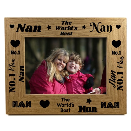 Nan Gifts Nan Wooden Photo Frame Birthday Christmas Gifts