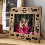 Nan Gifts Nan Wooden Photo Frame Birthday Christmas Gifts