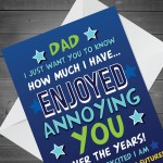 Funny Fathers Day Card For Dad From Son Or Daughter BEST DAD