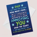 Funny Fathers Day Card For Dad From Son Or Daughter BEST DAD