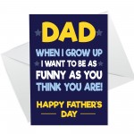 Funny Joke Fathers Day Card From Daughter Son Bottle Opener