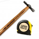 Novelty Grandad Gifts Engraved Hammer Tape Measure DIY Tools