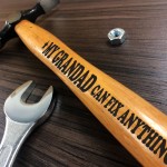 Novelty Grandad Gifts Engraved Hammer Tape Measure DIY Tools