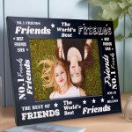 Friend Photo Frame Worlds Best Friends Wooden Picture Frame