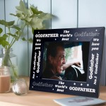 Godfather Gifts Wooden Photo Frame Birthday Fathers Day