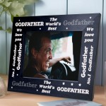 Godfather Gifts Wooden Photo Frame Birthday Fathers Day