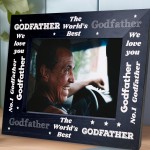 Godfather Gifts Wooden Photo Frame Birthday Fathers Day