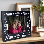 Nan Photo Frame Birthday Chistmas Gift Wooden Frame Nan Gifts