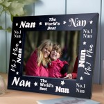 Nan Photo Frame Birthday Chistmas Gift Wooden Frame Nan Gifts