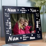 Nan Photo Frame Birthday Chistmas Gift Wooden Frame Nan Gifts