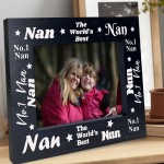 Nan Photo Frame Birthday Chistmas Gift Wooden Frame Nan Gifts