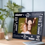 Worlds Best Sister Photo Frame Gift For Sister Best Friend