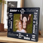 Worlds Best Sister Photo Frame Gift For Sister Best Friend