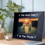 BEST DAD Photo Frame Fathers Day Birthday Gift Dad Gifts