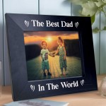 BEST DAD Photo Frame Fathers Day Birthday Gift Dad Gifts