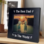 BEST DAD Photo Frame Fathers Day Birthday Gift Dad Gifts