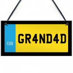 Grandad Novelty Number Plate Sign Fathers Day Birthday Gifts