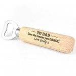 Funny Gift For Dad For Fathers Day Birthday Engraved Opener