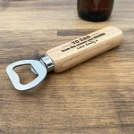 Funny Gift For Dad For Fathers Day Birthday Engraved Opener