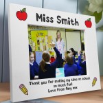 Personalised Teacher Gift Leaving School Nursery Preschool Frame