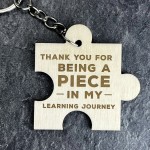 Thank You Teacher Gifts Engraved Keyring Nursery Teaching School