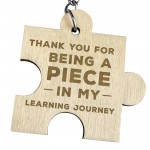 Thank You Teacher Gifts Engraved Keyring Nursery Teaching School