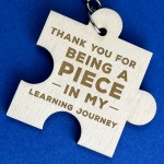 Thank You Teacher Gifts Engraved Keyring Nursery Teaching School