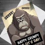 Funny Rude Dad Grandad Husband Birthday Card Grumpy Old Git