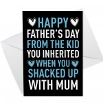 Funny Step Dad Fathers Day Card Fathers Day Card From The Kid