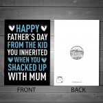 Funny Step Dad Fathers Day Card Fathers Day Card From The Kid