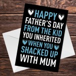 Funny Step Dad Fathers Day Card Fathers Day Card From The Kid