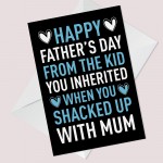 Funny Step Dad Fathers Day Card Fathers Day Card From The Kid