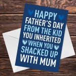 Stepdad Funny Fathers Day Card Fathers Day Card From The Kid